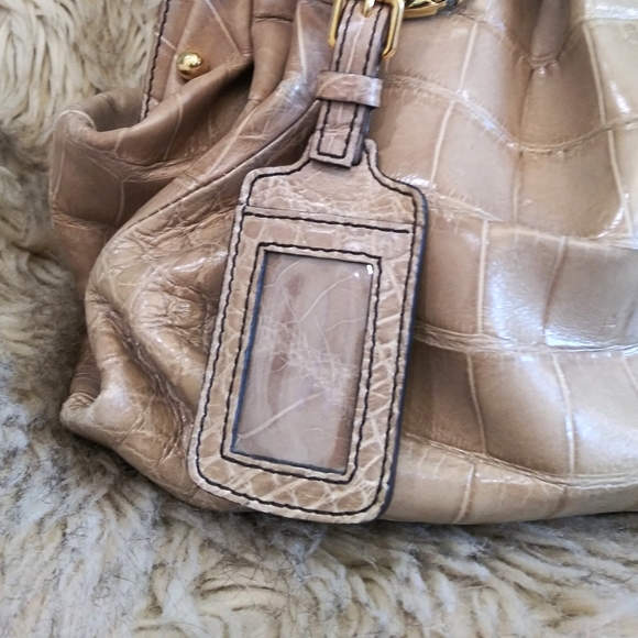 Valentino Crocodile Tan Bag - Picture 10 of 11